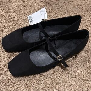 H&M Black Women's Mary Jane Flats